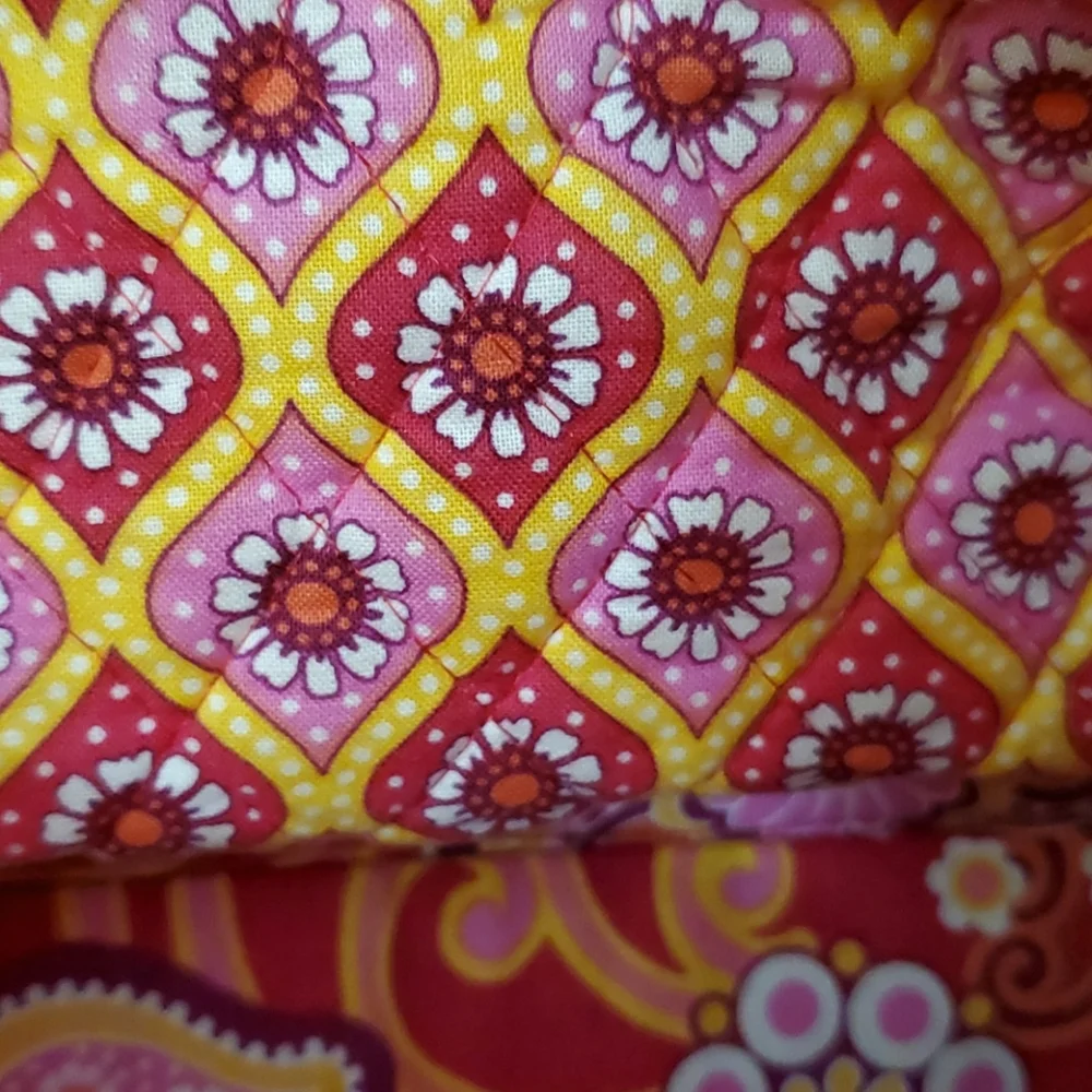 Vera Bradley RASPBERRY FIZZ mini bag small purse 👛 - Picture 5 of 5